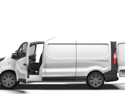 Fiat Talento Van L2H1 HQInterior 2021 3D model