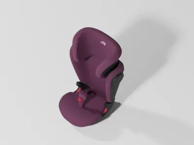 Britax Romer Kidfix III M 15-36 kg baby car seat set S Low-poly 3D model