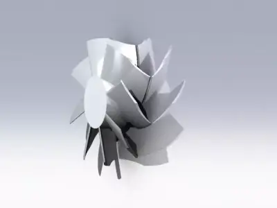 cpu exhaust fan Free 3D model