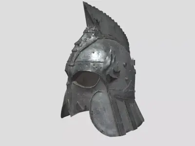 Iron Chestplate Armor Low-poly 3D model