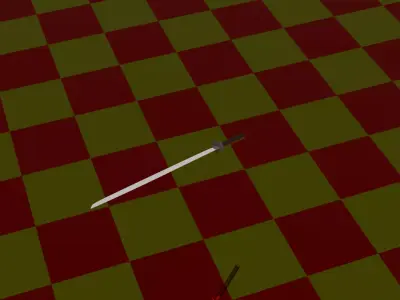 Katana sword Free low-poly 3D model