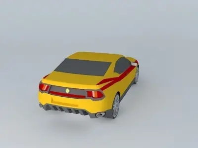 Car Rhino 1 13 NEG Free 3D model