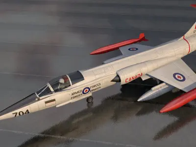 Lockheed F-104C Starfighter  3D model