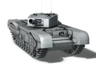 Churchill MKIII - AVRE - Petard 3D model