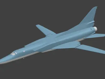 Tu-22M3  Backfire 3D print model