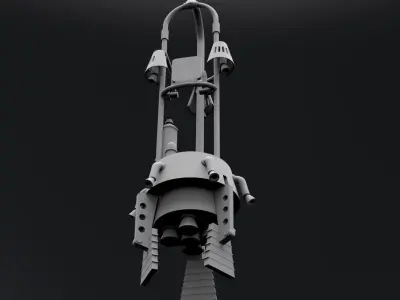 XT7B Jetcraft Scale model 3D print model