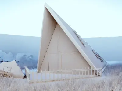 Tent House Free 3D model