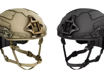 GALVION CAIMAN BALLISTIC HELMET Low-poly 3D model