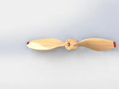 High-Performance 3D Propeller Design Detailed SolidWorks Model 3D print model