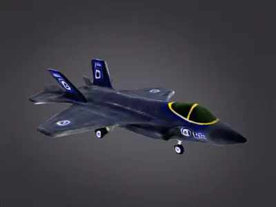 F35 Jet 3D print model