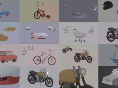 Vehicle Pack 3D Model Collection