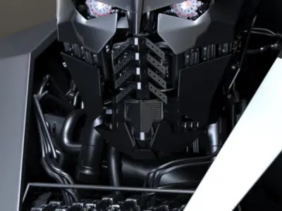 VENATOR Mechanical battle robot 3D model