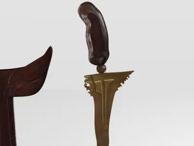Balinese Keris 3D model