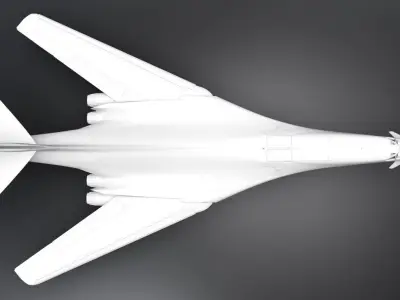 Rockwell B1 lancer Scale model 3D print model
