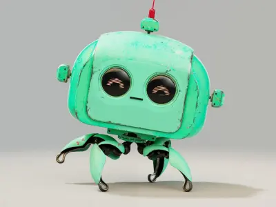 Cute Robot(1) 3D model