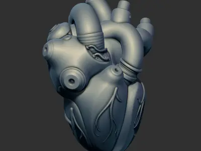 Robot Heart  3D print model