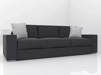 Modern couch Free 3D model buy