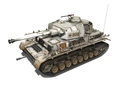 PzKpfw IV - Panzer 4 - Ausf H - Winter 3D model