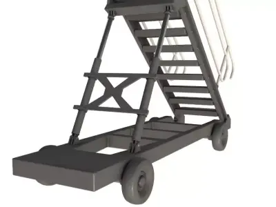 Passenger Steps 3D model