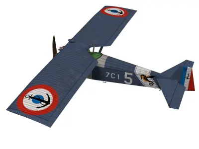 Wibault 74 C1  3D model