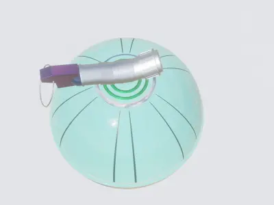 grenade egg with gun Free 3D model