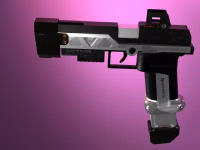 RE-45 Pistol Apex Legends Low-poly 3D model