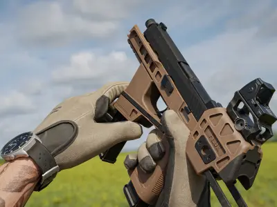 FLUX DEFENSE RAIDER X Low-poly 3D model