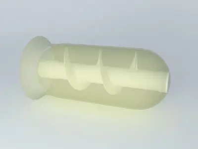 Heliceheli plastic bottle with light inside Free 3D model