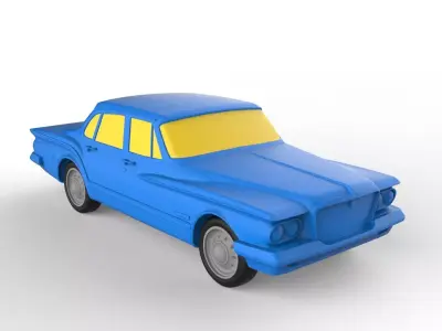 Chrysler Valiant 1962 Classic Car 3D print model