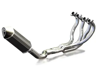 Kawasaki Z750 Exhaust 3D model