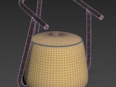 Simetri Yoko 3 Armchair Free 3D model