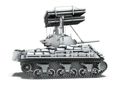 M4A3 Sherman-Calliope 3D model