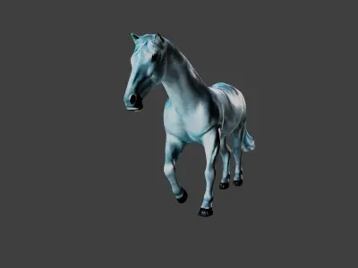 Horse Animal Low-poly 3D model