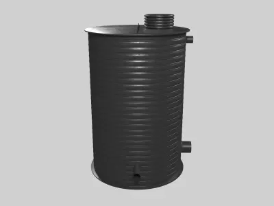 Sewer wells PS 3D model