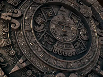 Mayan Calendar 3D model get