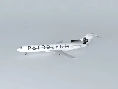 PETROLEUM Airways Boeing 727 200 Free 3D model