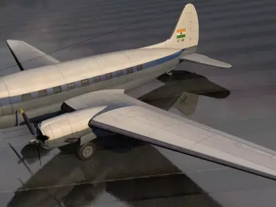 Curtiss Wright CW-20 Airliner 3D model