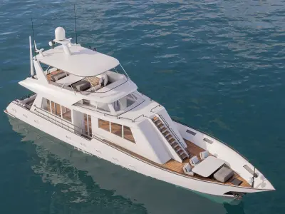 Yacht boat cruise collecttion 3 3D model