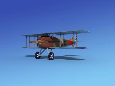 SPAD VII 3D model