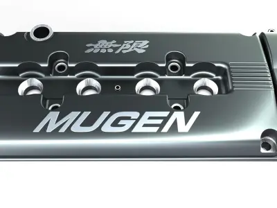 Mugen Civic Aftermarket parts Bundle set 3D model
