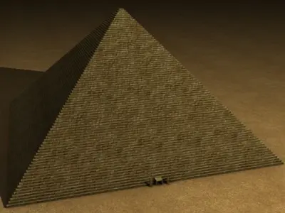 Egyptian pyramid 3D model