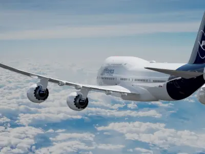 Boeing 747-8i 3D model