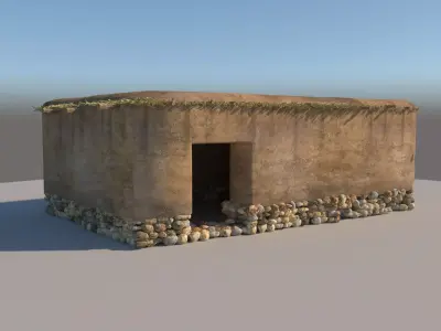 Neolithic structure 2 3D model