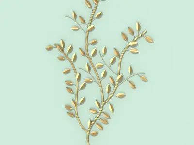 Wall Art Decoration Tree Branch Free 3D model