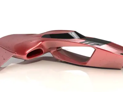Hover car pro 3D model