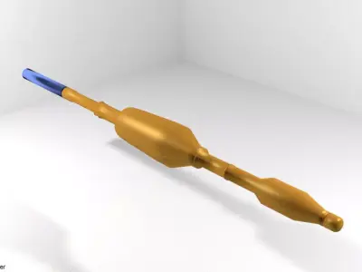 Rocket Launcher - Projectile - RPG PG 7R 3D model