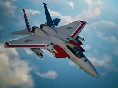 f-15 FIGHTER JET starscream 3D model