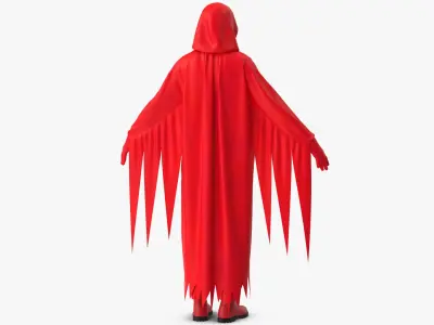 Hooded Costume 12 3D model