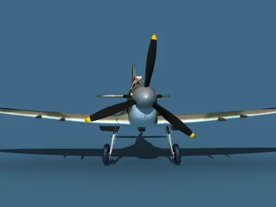 Supermarine Spitfire MkVI V02 3D model