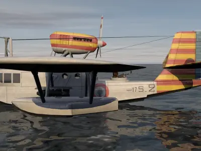 Loire L-130 Colonial 3D model